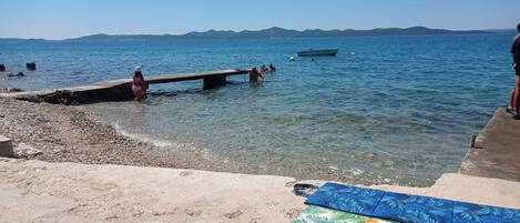 Liegestühle, Strandtücher