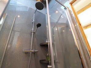 Shower, hair dryer