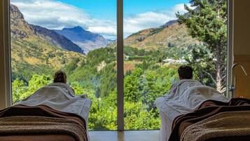Couples treatment rooms, body treatments, deep-tissue massages