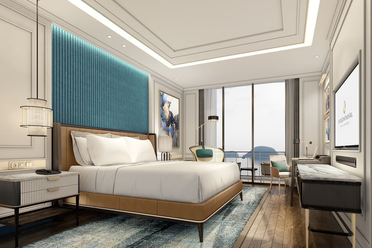 Free minibar items, laptop workspace, blackout curtains, soundproofing