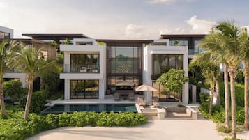 ヴィラ 3 ベッドルーム プライベートプール ビーチフロント | 部屋からの景観