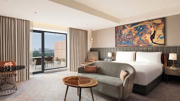 Suite júnior, 1 llit de matrimoni gran, balcó | Vista de la ciutat