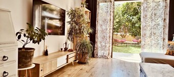 Appartement 3 chambres avec jardin à deux pas de la mer 視