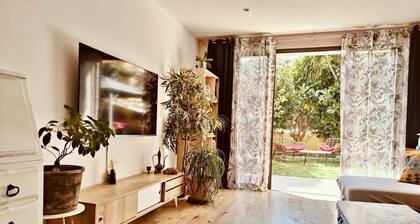 Appartement F4 avec jardin Ă deux pas de la plage