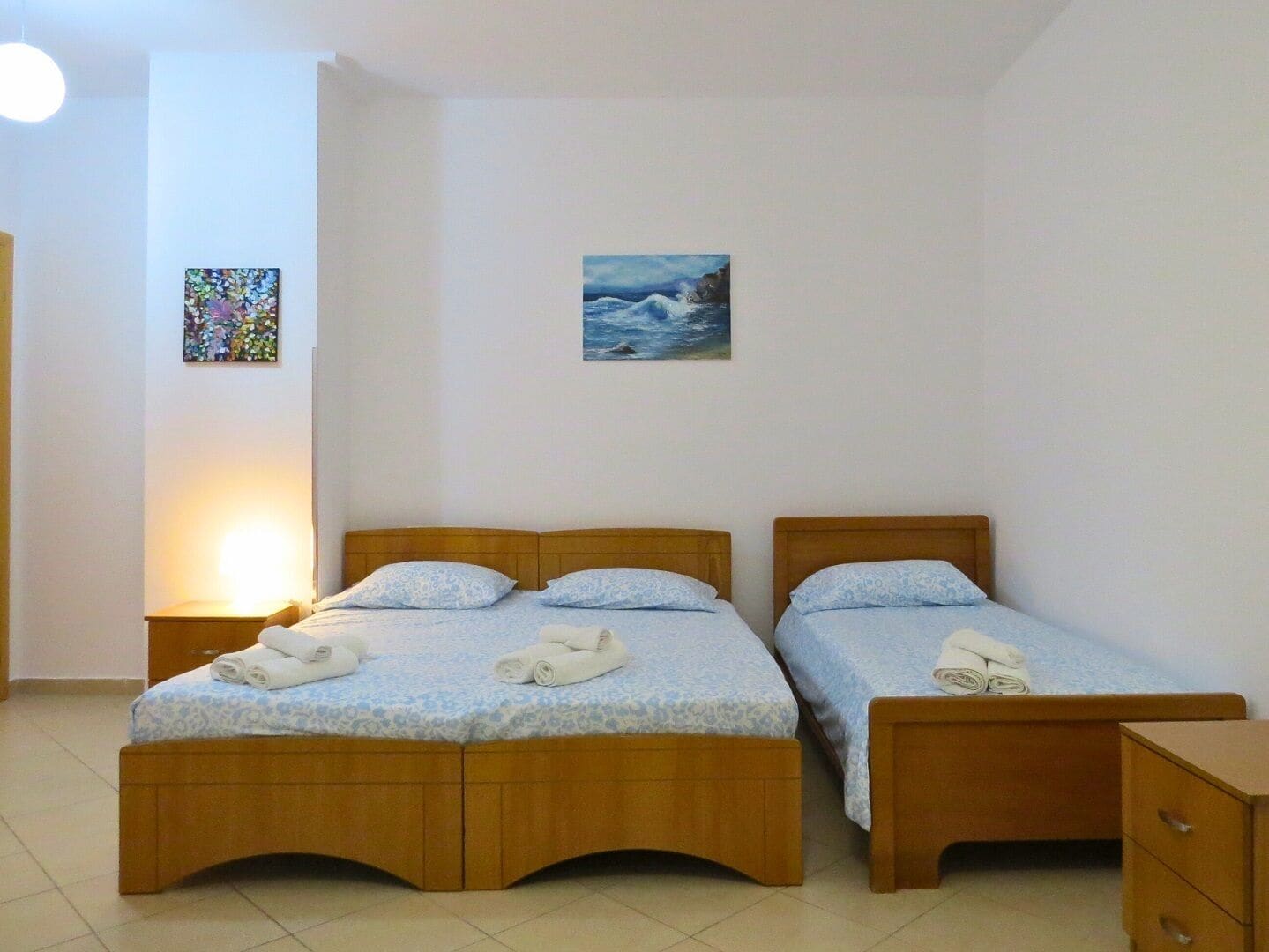 1 bedroom, iron/ironing board, travel crib, WiFi