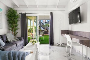 Apartamento, 1 quarto, vista para o pátio | Vista do quarto