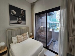 Căn hộ, 1 phòng ngủ, hồ bơi riêng, quang cảnh thành phố | 1 phòng ngủ 