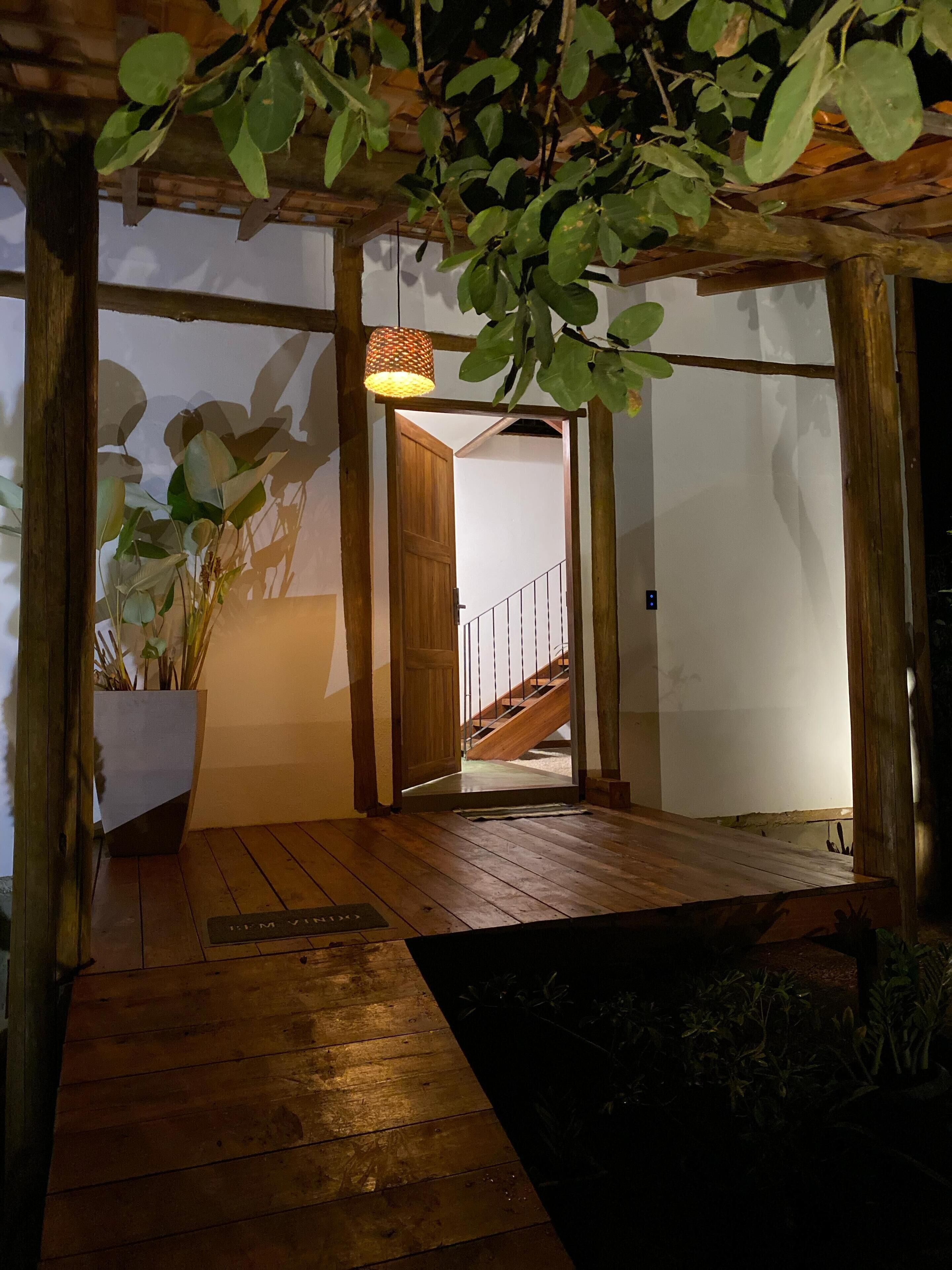 Façade de l’hébergement - soirée/nuit