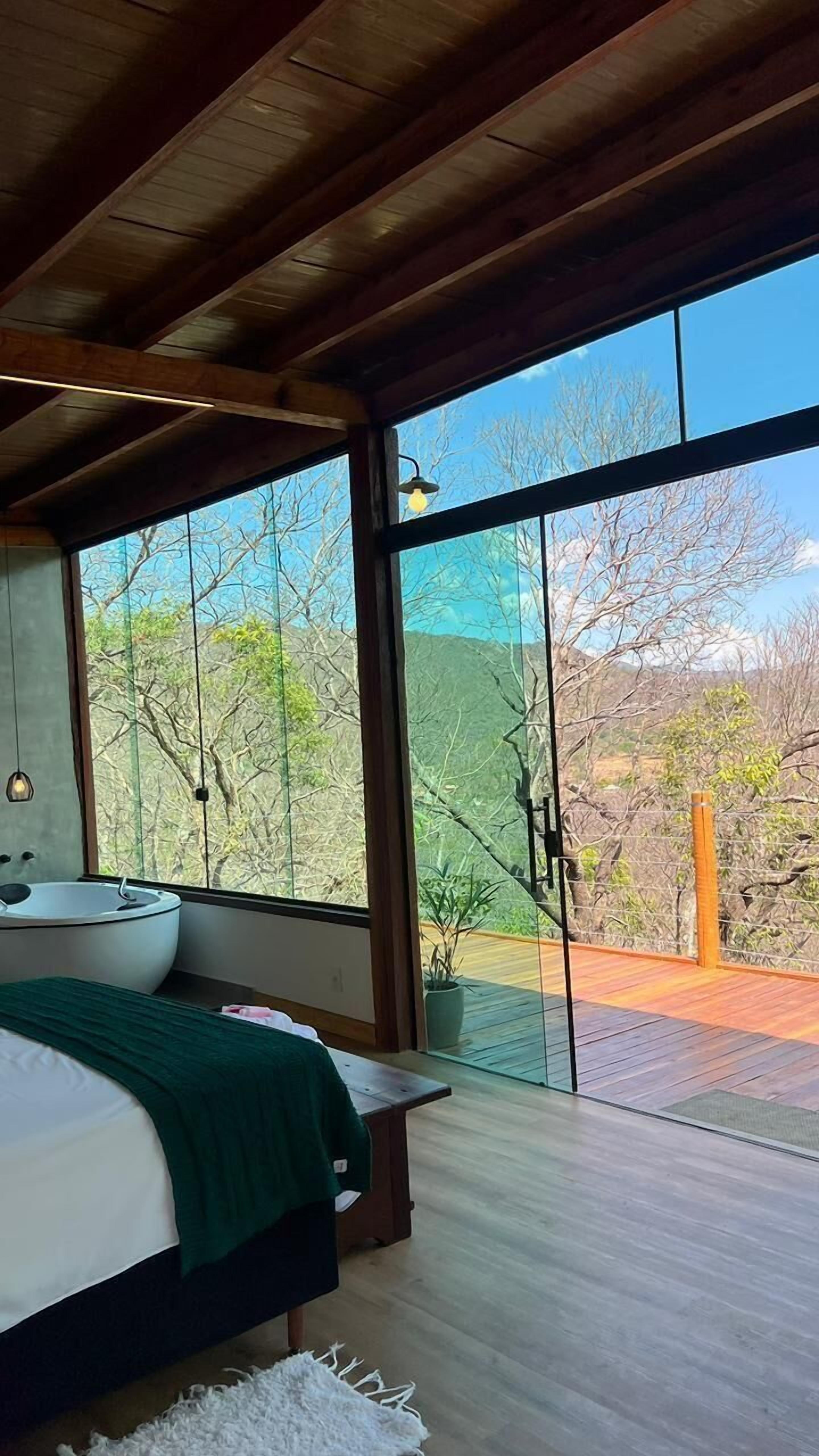 Cabane Confort | Vue de la chambre