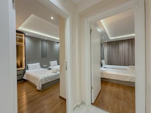 Dúplex Royal, 3 habitaciones, cocina | Sábanas de algodón egipcio y ropa de cama de alta calidad
