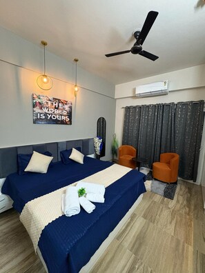1 chambre, fer et planche à repasser, Wi-Fi, literie fournie