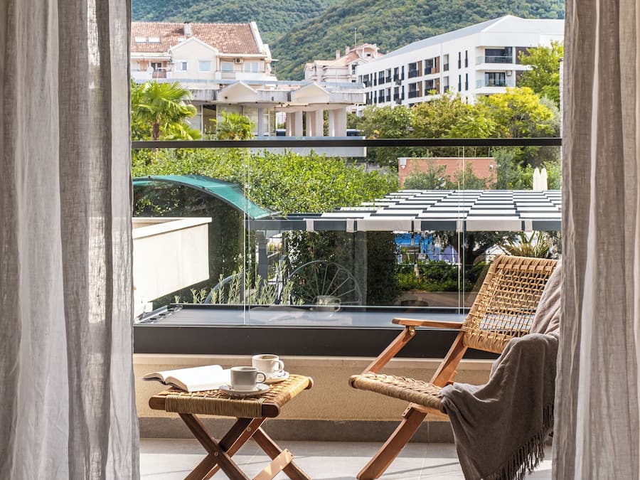 Premium Apartment with Balcony | Vista do quarto