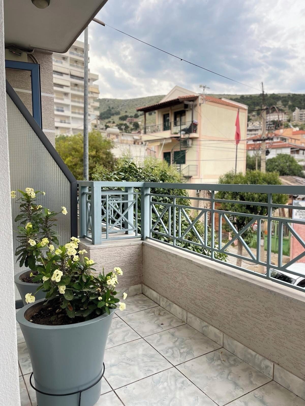 Basic Triple Room, Balcony, City View | Balcony view