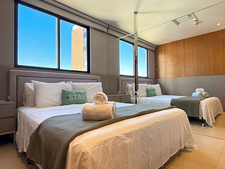 2 habitaciones, wifi gratis y ropa de cama