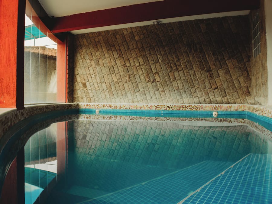 Indoor pool, outdoor pool, open 9:00 AM to 9:00 PM, sun loungers