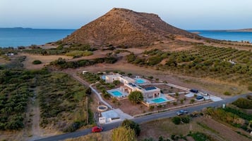 Enjoy a serene getaway with a pool and stunning hill views.