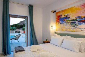 Comfort Villa, Hill View | 1 bedroom, in-room safe, laptop workspace, iron/ironing board - Kastri Hill Luxury Villas (Sitia)