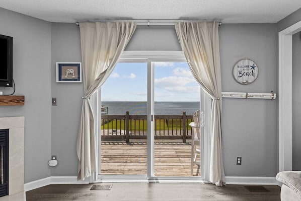 Smart TV, fireplace, video games, books