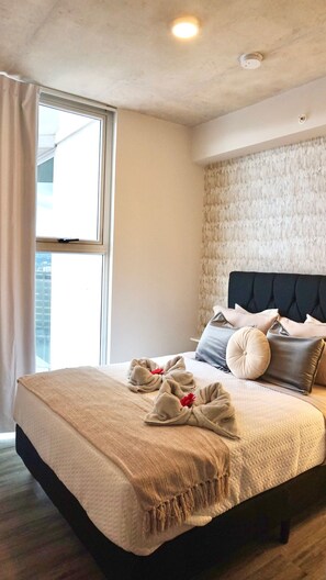 2 chambres, coffres-forts dans les chambres, fer et planche à repasser