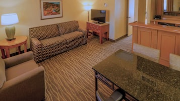 Chambre Affaires, 1 très grand lit, non-fumeurs, coin cuisine | Wi-Fi gratuit, draps fournis