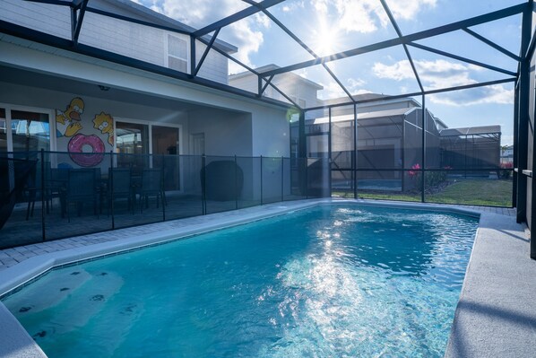 Beheizter Pool