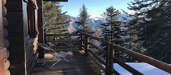 "LES RONDINS, Guzet snow chalet, direct start to slopes and hikes, panoramic view