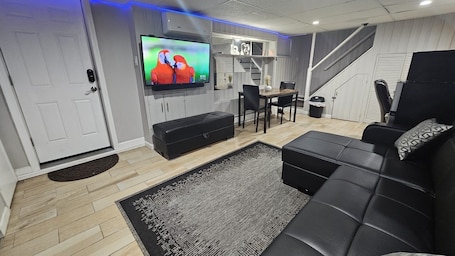 Smart TV. Lofty Cozy Suite near Nassau Coliseum and Hofstra University