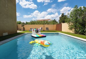 Una piscina climatizada