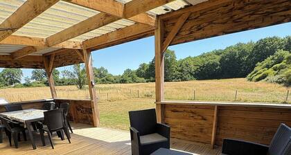La source - Bungalow avec terrasse à Eguzon