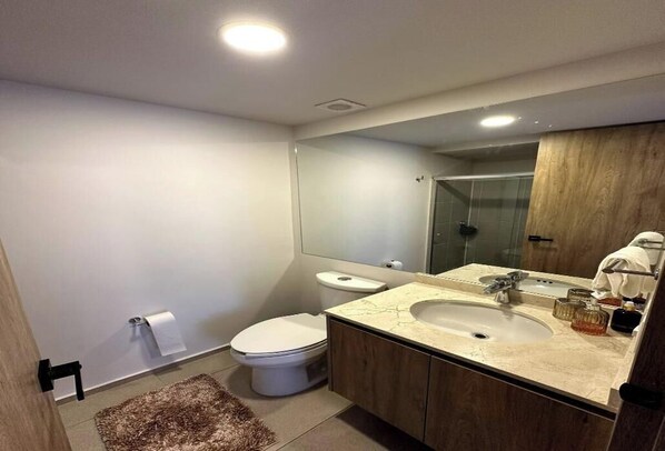 Handdoeken, zeep, toiletpapier