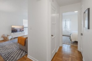 1 bedroom, iron/ironing board, travel crib, free WiFi