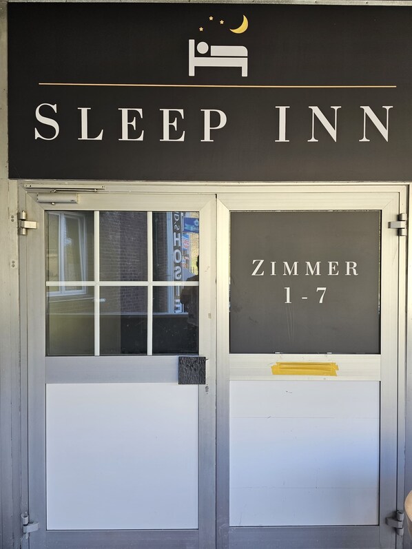 Façade de l’hébergement