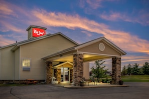 Front of property – evening/night