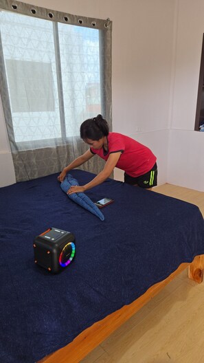 Hypo-allergenic bedding, memory-foam beds, free WiFi, bed sheets - B'lu Bamboo - GH.A.RB (Moalboal)