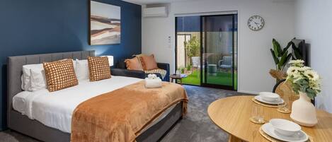 1 Schlafzimmer, Bügeleisen/Bügelbrett, kostenloses WLAN, Bettwäsche