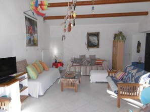 TV - La Guérinière: House 5 pers, garden, pets allowed (La Guérinière)