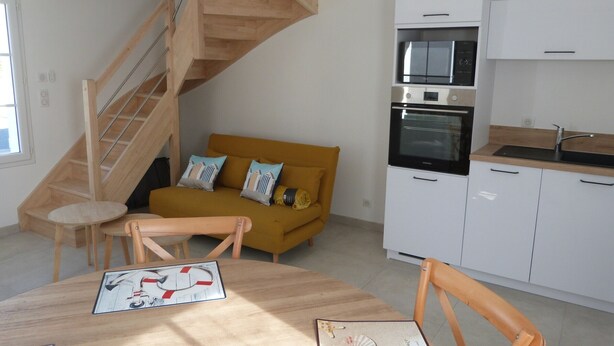 Interior - New house in Barbâtre, near beach for 2 people (Barbâtre)