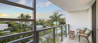 Stylish 2BR, 2BA Apartment with Balcony & Pool - Just Steps from the Beach