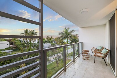 Stylish 2BR, 2BA Apartment with Balcony & Pool - Just Steps from the Beach