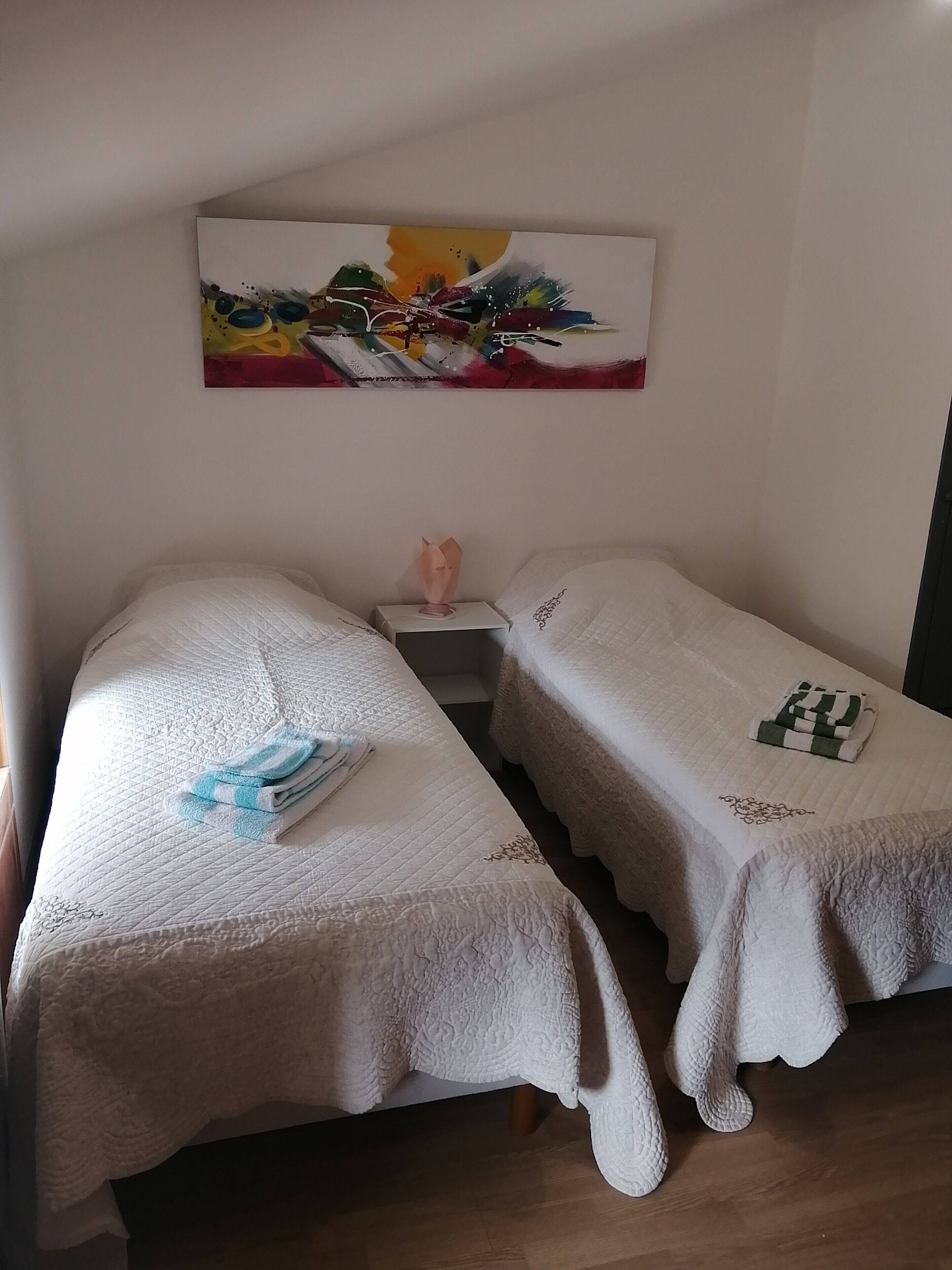 1 slaapkamer, beddengoed