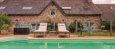 Una piscina climatizada