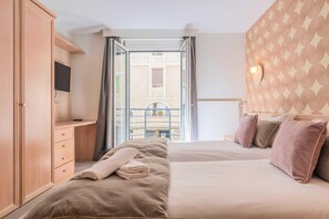 1 chambre, bureau, fer et planche à repasser, Wi-Fi gratuit