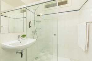 Shower, hair dryer