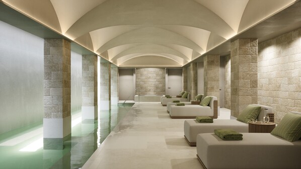 Bain à remous intérieur