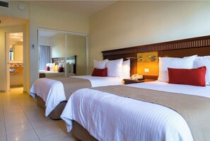 1 bedroom, travel crib, WiFi, bed sheets