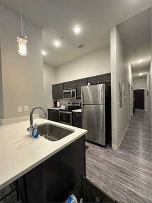 Private kitchen - Relaxing & Modern Playhouse Square Apartment! Pool/Steam Room/Gym (Cleveland)