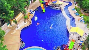 Panoramic Double or Twin Room, Bathtub, Pool View | View from room