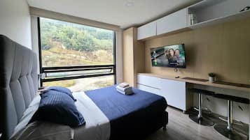 Business-Apartment | 1 Schlafzimmer, hochwertige Bettwaren, Daunenbettdecken