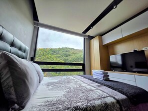Appartement Affaires | 1 chambre, literie de qualité supérieure, couette en duvet d'oie