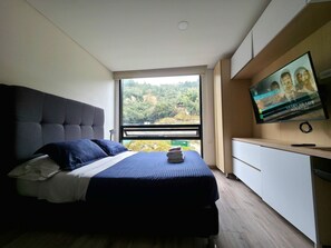 Business Apartment | 1 bedroom, premium bedding, down comforters, pillowtop beds - Despierta con vista a la montaña (Bogotá)